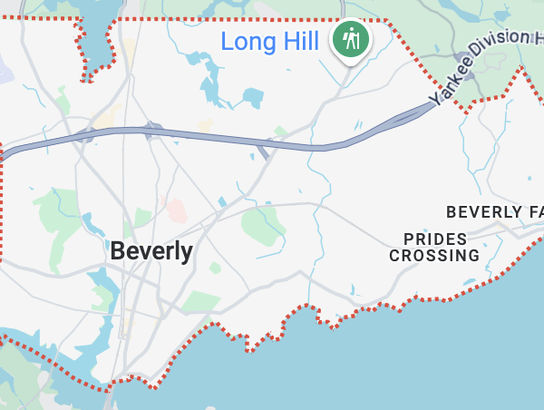 Beverly Roofing Company Map