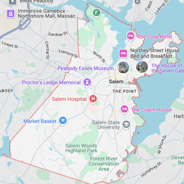 Salem Roofing Company Map