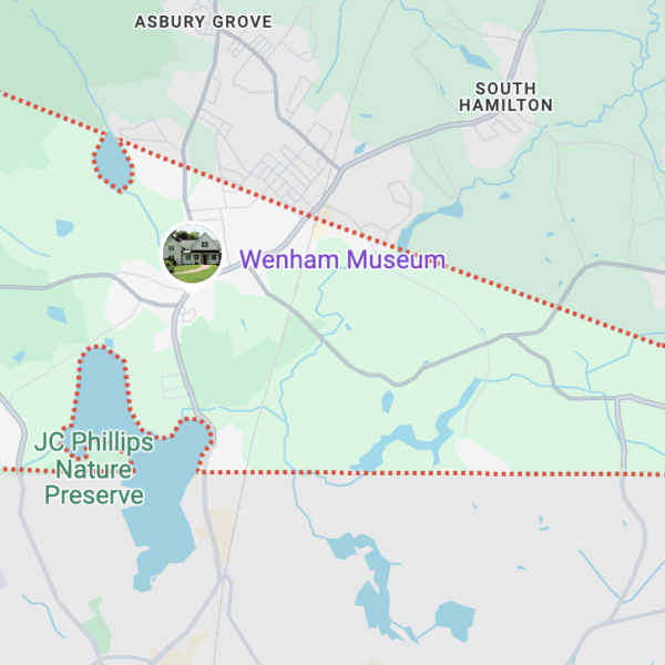 Wenham Roofing Company Map