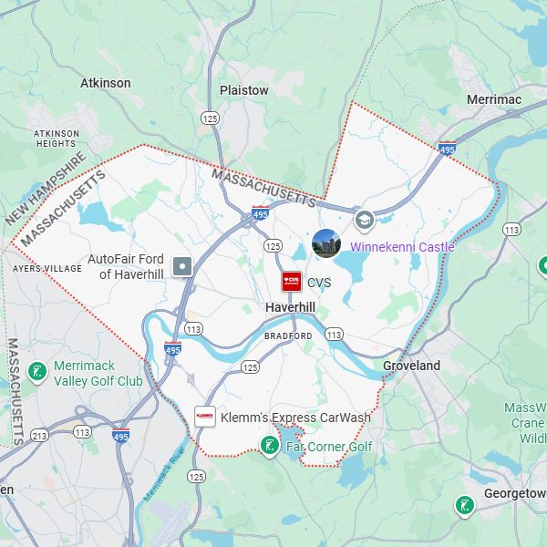 Haverhill, MA map