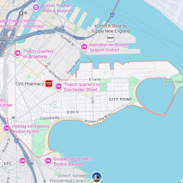 South Boston map