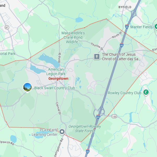 Georgetown MA Map